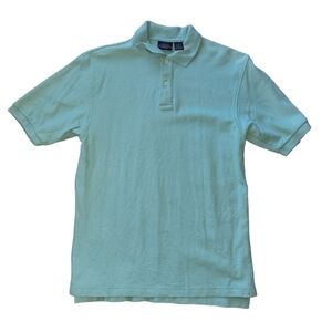 Cambridge Classics Teal Green Mens Performance Polo Small 100% Cotton Clean
